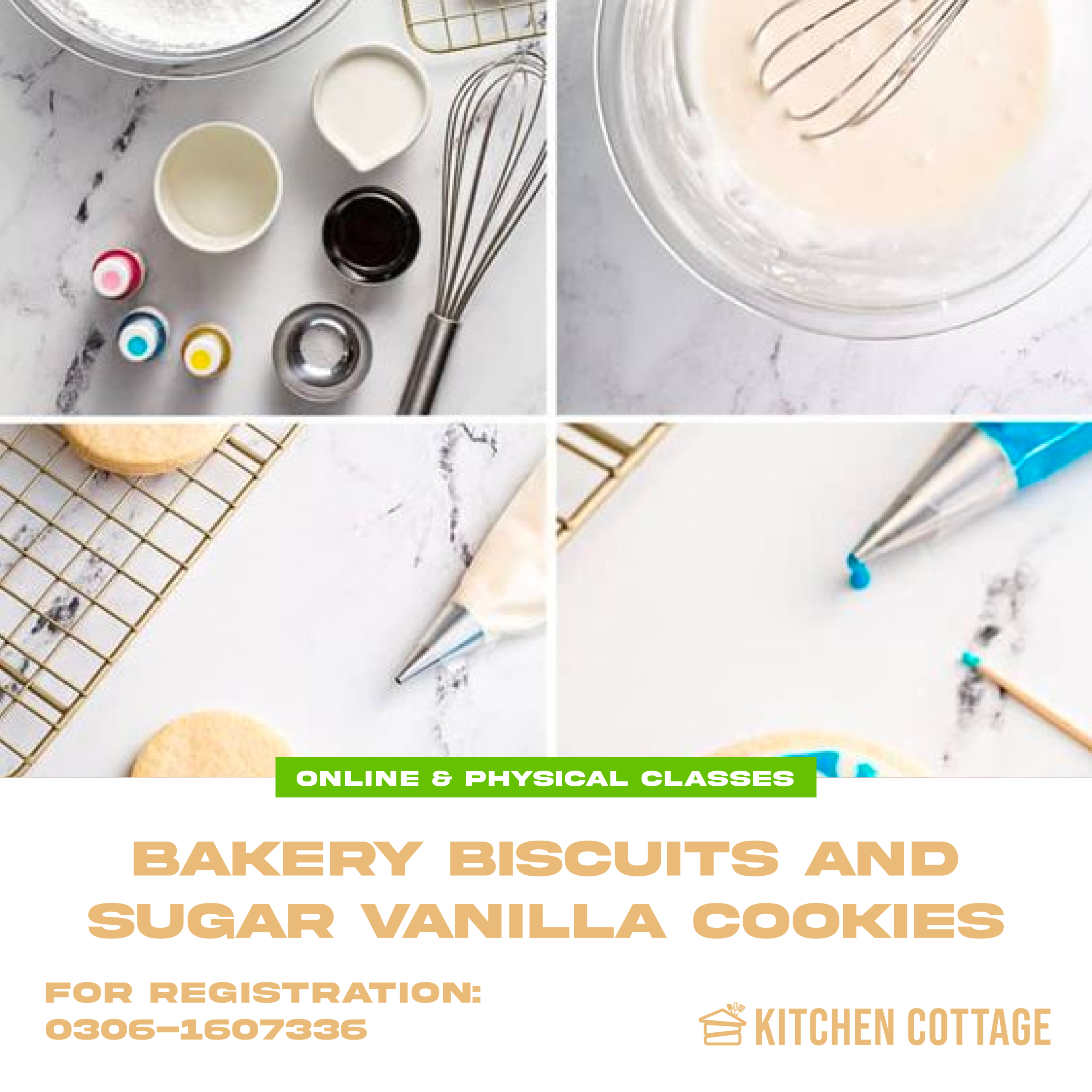 Bakery Biscuits and Sugar Vanilla Cookies