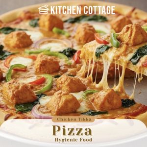 Chicken Tikka Pizza 12 Inches